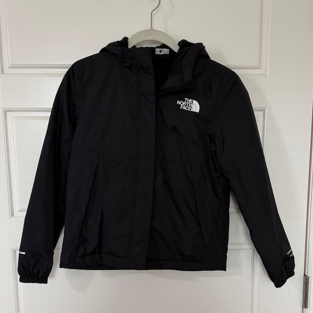 The North Face Black Kids Hooded Rain Jacket